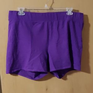 Torrid Bright Purple Bike Shorts size 3